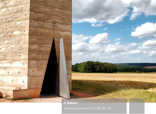 Peter Zumthor, Chapel of St. Niklaus von Flüe, Bruder Klaus, Wachendorf, Mechernich, North-Rhine-Westphalia, Germany